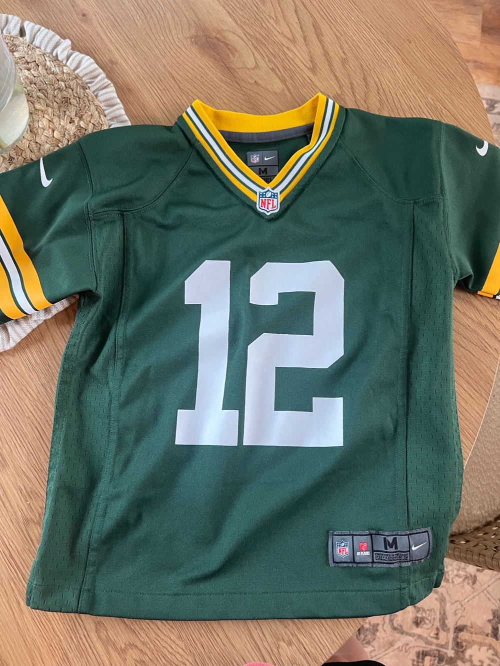 Nike Green Bay Packers Kids 5/6 Football Jersey #12 Aaron Rodgers